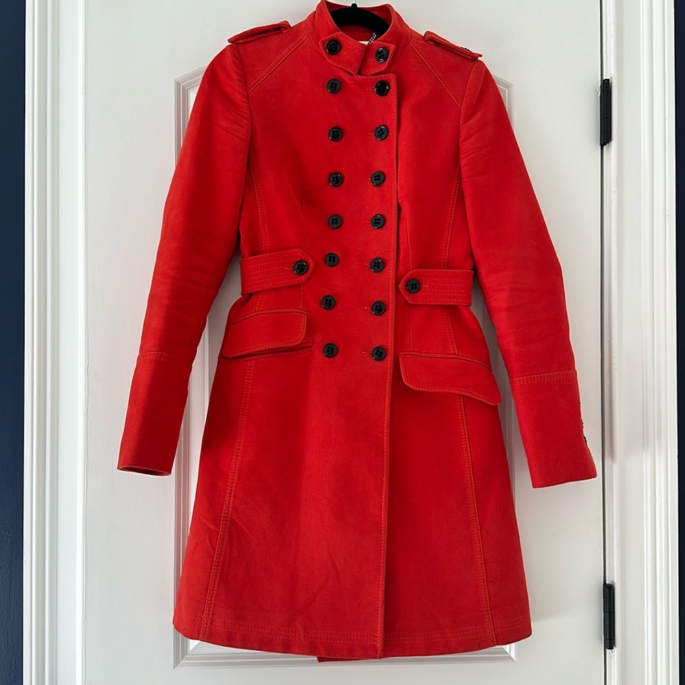 Karen Millen orange coat